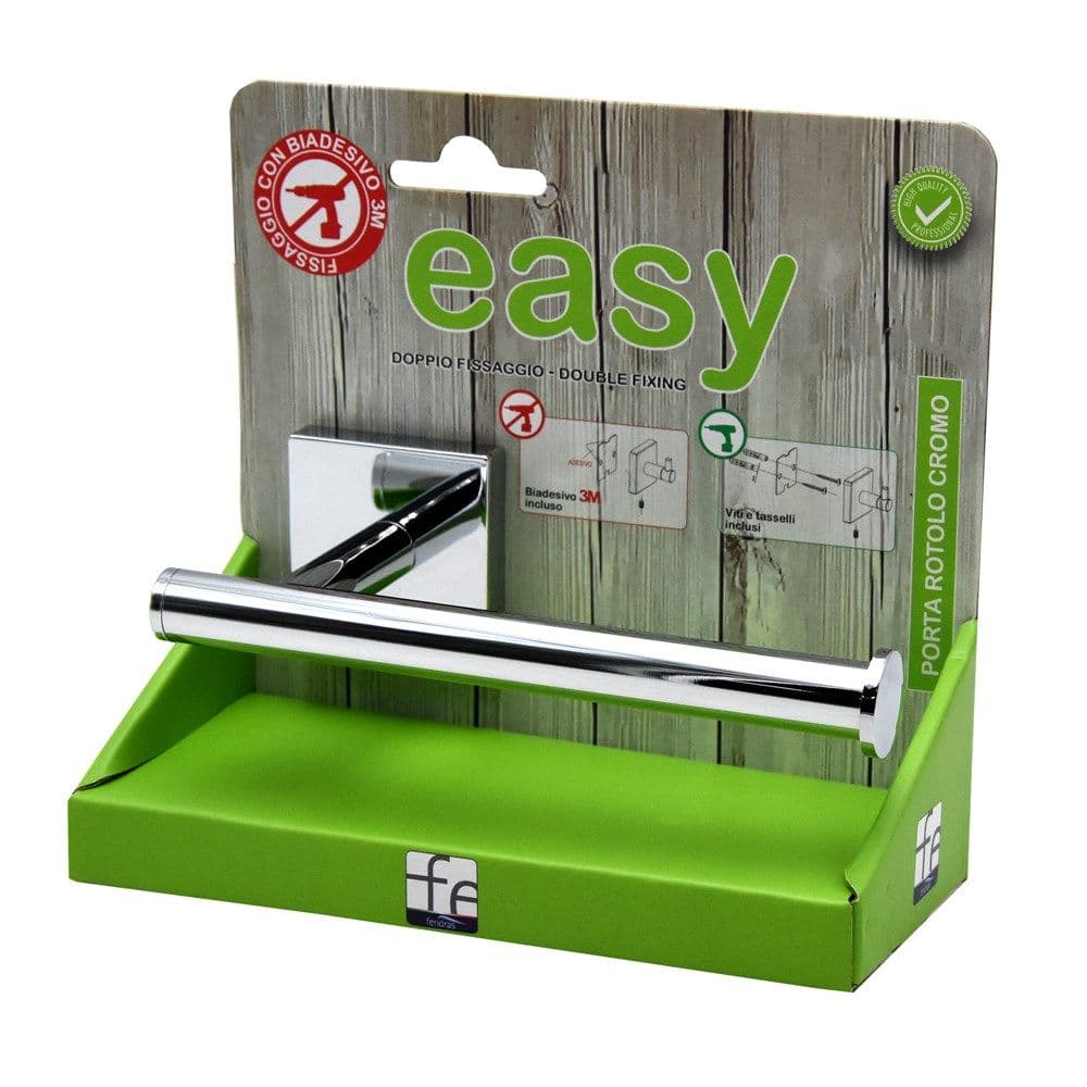 Mbajtëse letre higjenike, FERIDRAS, EASY, me montim në mur, çelik, I kromuar