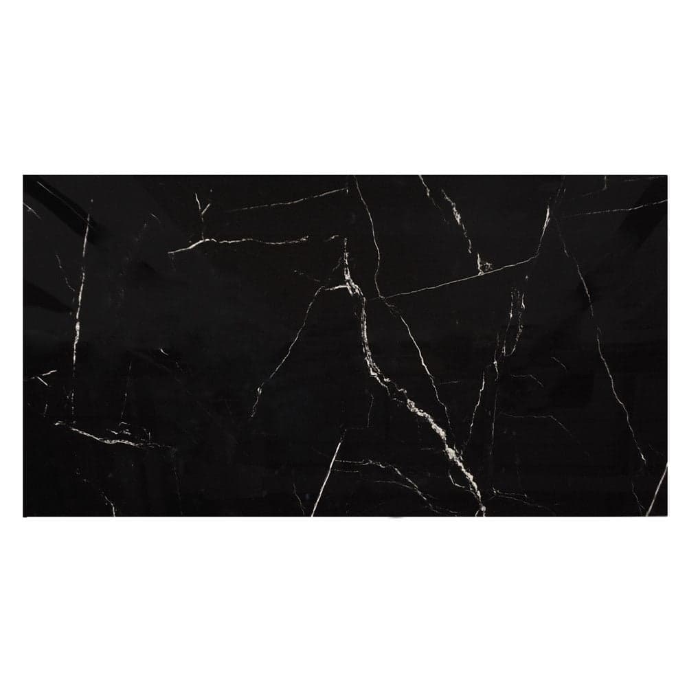 Pllakë shtrimi, Lignite Black, 60x120 cm, me shkëlqim, porcelan