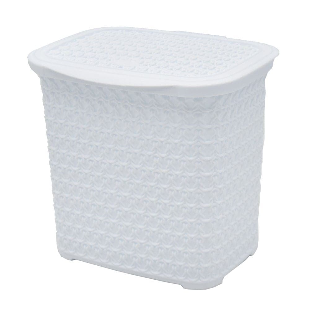 Kuti për detergjent rrobash, Knit, 4.5 lt, plastik, e bardhë, 21.2x18x19.5 cm