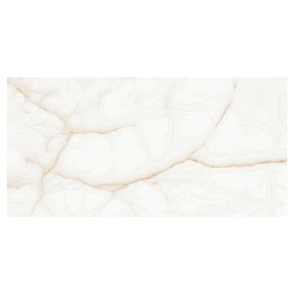 Pllakë shtrimi, Silver Carrara Onyx, 60x120 cm, me shkëlqim, porcelan