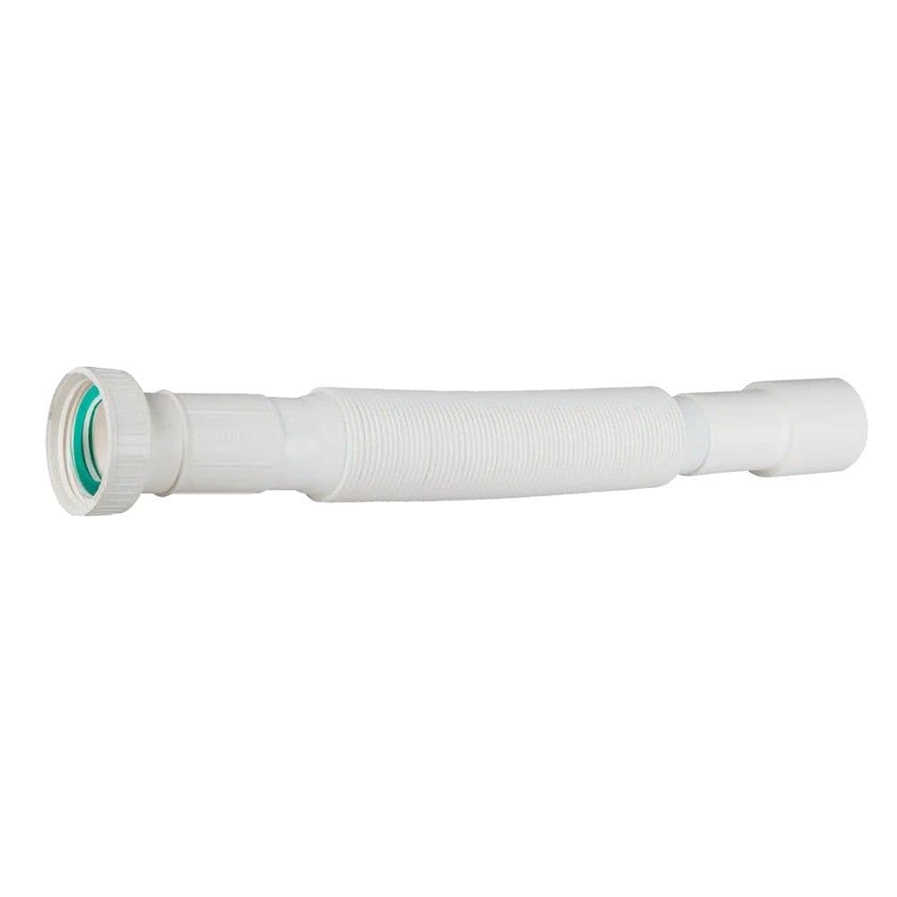 Sifon fleksibël shkarkimi, I zgjatueshëm , plastik, I bardhë, 1/1/4''x 32-40 mm