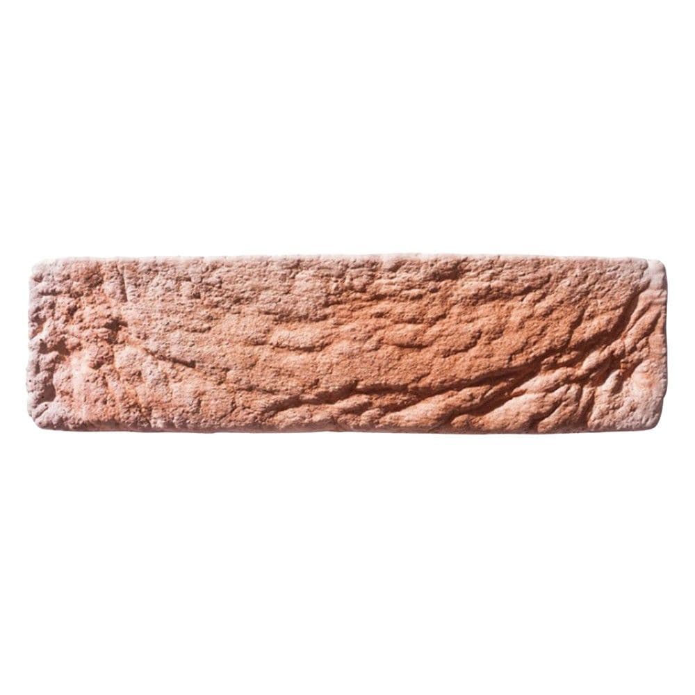 Pllakë veshje dekorative, Sardinia Marrone, beton, kafe, 21x2xH6.5 cm(1 kuti=0.5 m2)