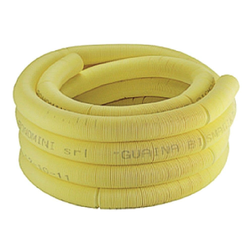 Tub fleksibël mbrojtës, për tub gazi multistrat, plastik, e verdhë, 40mmx 25m