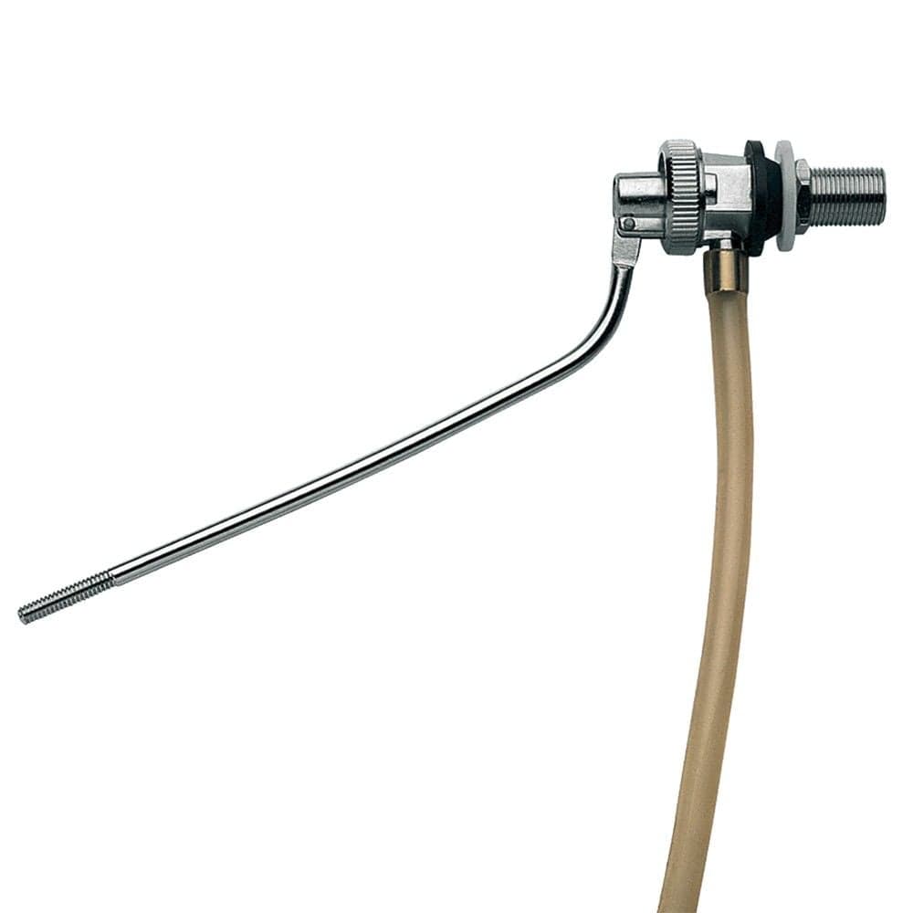 Galexhant për kasetë WC-je, horizontal, sferë të sheshtë, krom, argjend, 1/2''