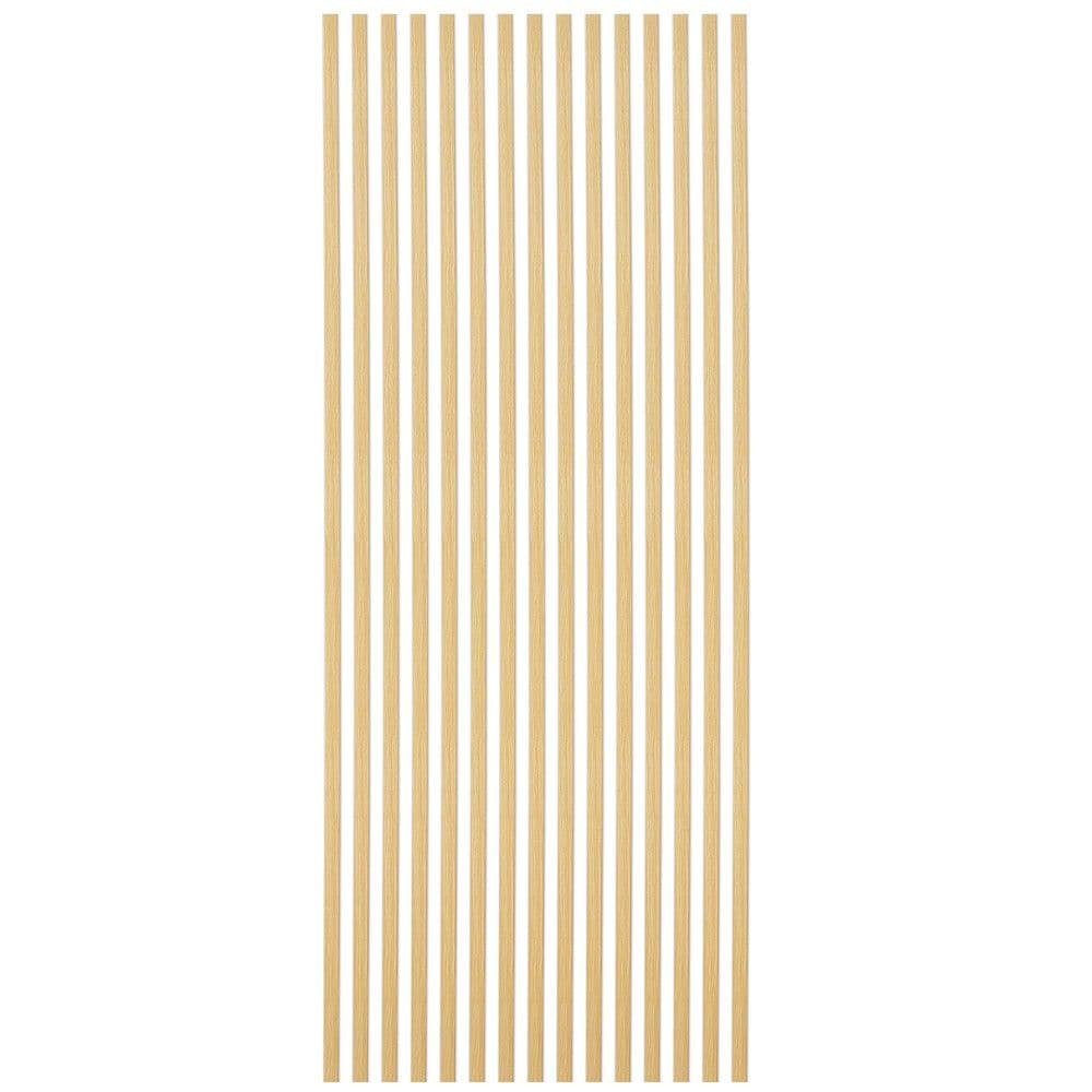 Panele dekorimi akustike, Mdf/ rimeso letër, lisi natyral, 260x60xH2.1 cm