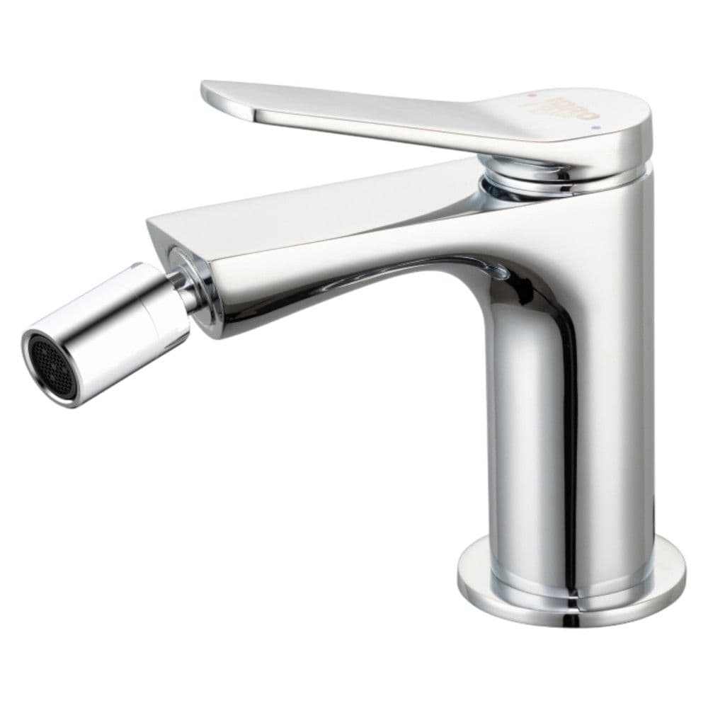 Rubinet bideje ''Sound'' material bronz ngjyrë argjend i kromuar, piletë Klik-Klak , lartësia, H : 12.4 cm