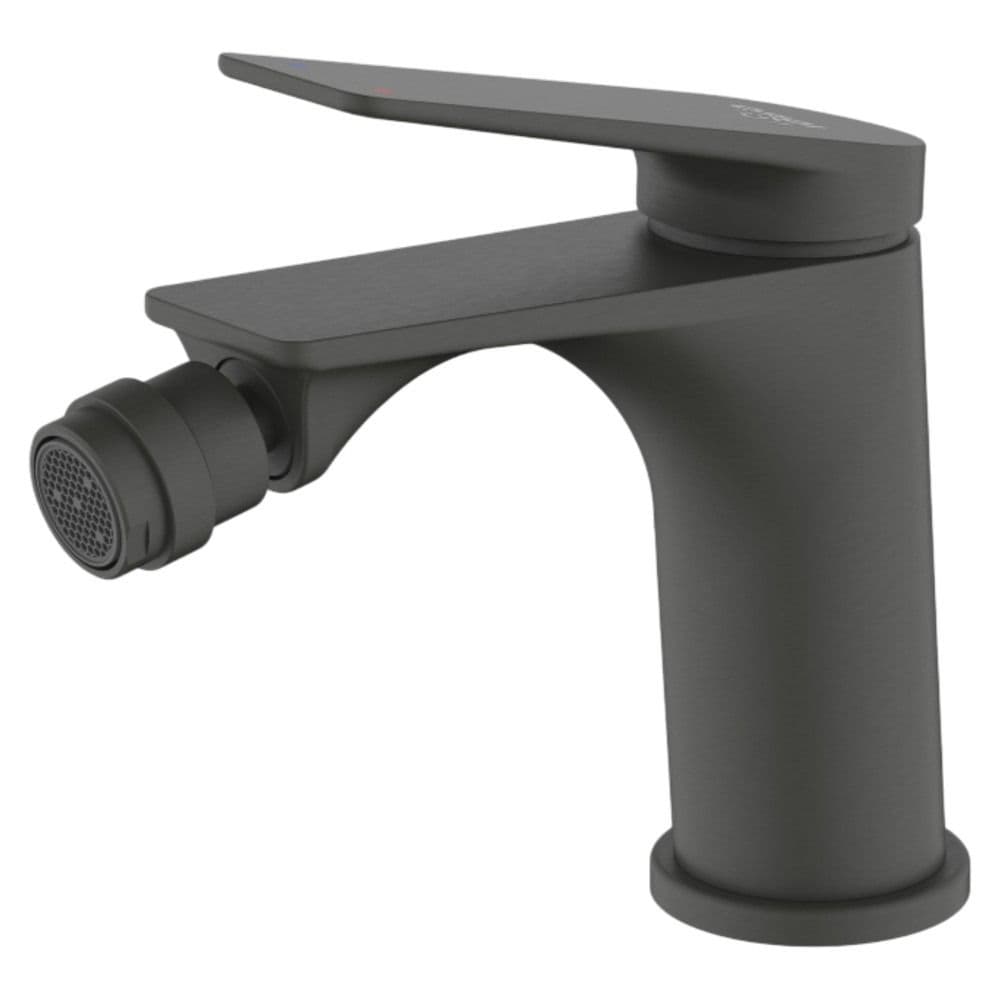 Rubinet bideje ''Dynamic'' material bronz ngjyrë gri e errët mat, piletë Klik-Klak, lartësia, H : 14.4 cm