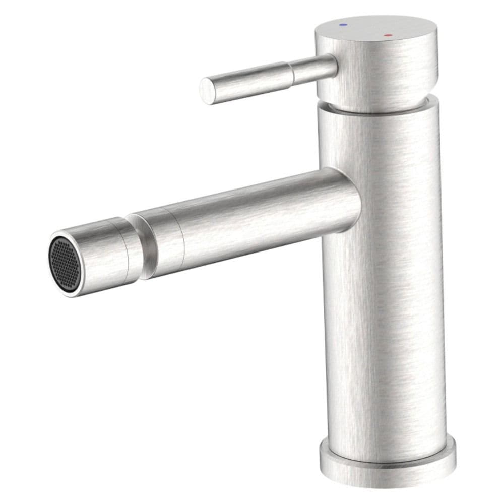 Rubinet bideje ''Antea'' material inoks 304 ngjyrë argjend me finiture metal te fshirë, piletë Klik-Klak, lartësia, H : 17 cm
