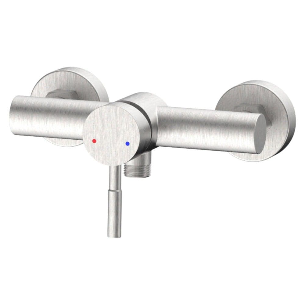 Rubinet dushi ''Antea'' material inoks 304 ngjyrë argjend me finiture metal te fshirë, 1 dalje
