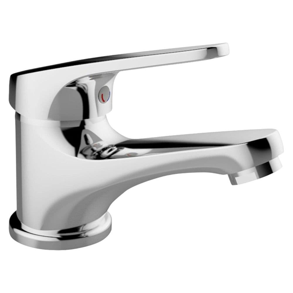 Rubinet lavamani ''Mia'' material bronz ngjyrë argjend i kromuar, pileta e përfshirë, lartësia, H : 10.8 cm