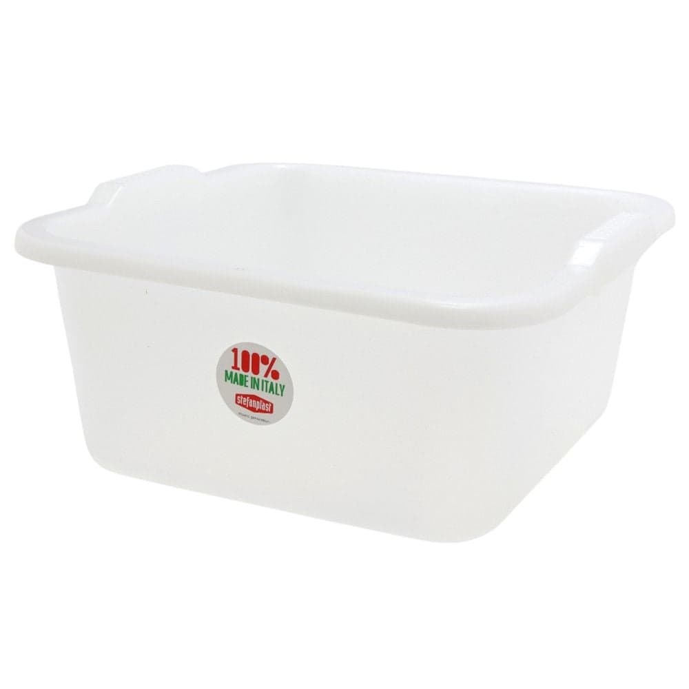 Legen rrobash, plastik, i bardhë, 11 lt, 34x34xH14 cm