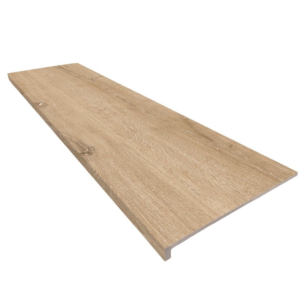 Pllakë për pishina dhe ambjent të jashtëm me profil të drejtë, YOHO OAK C-3, porcelan, efekt druri, 120x33x3 cm