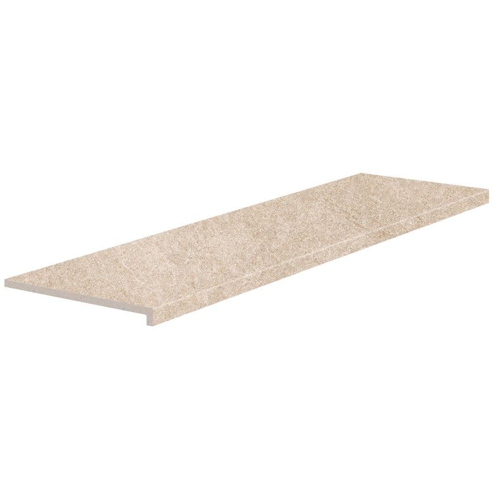 Pllakë për pishina dhe ambjent të jashtëm me profil të drejtë, DRACH BEIGE C-1, porcelan, 120x33x3 cm