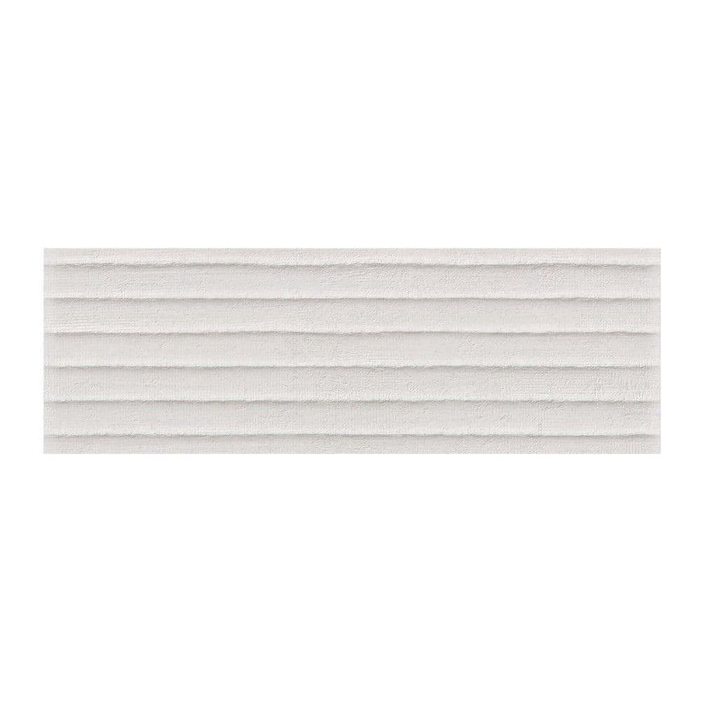 Pllakë veshje, ACCORD PROGRESS WHITE, qeramikë, reliev, 25x75 cm