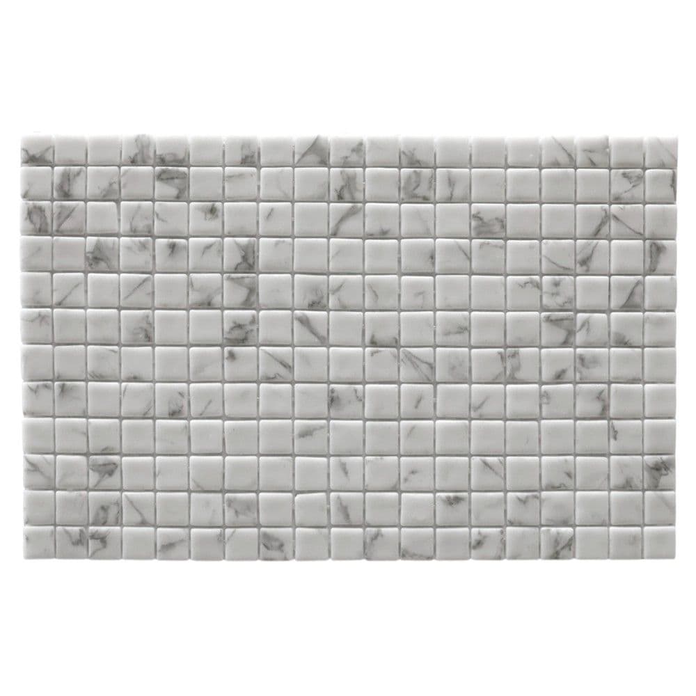 Mozaik per shtrim dhe veshje, Lima Grey Matte, pllakëza 2.5x2.5 cm, xhami, 32.5x51.5 cm