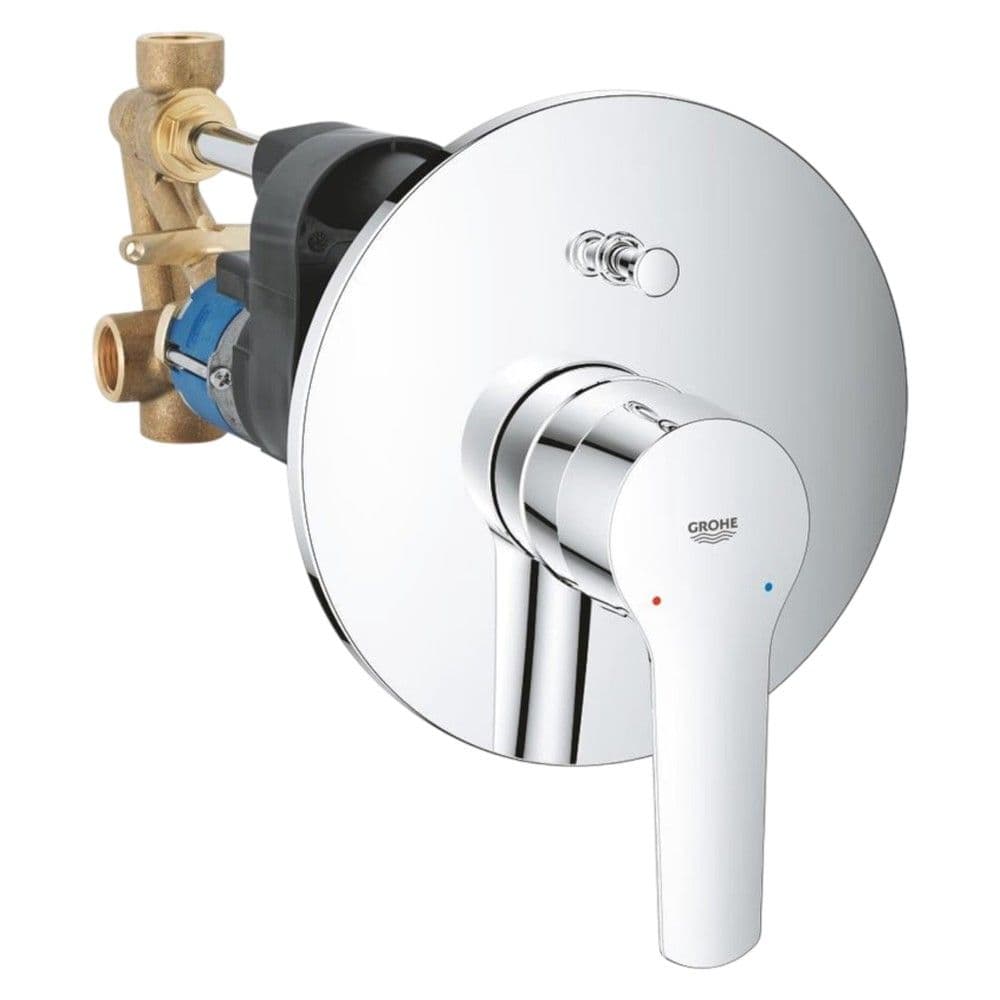 Rubinet dushi inkaso me devijator, GROHE, START, bronzi, finiturë krom, H:16.3 cm