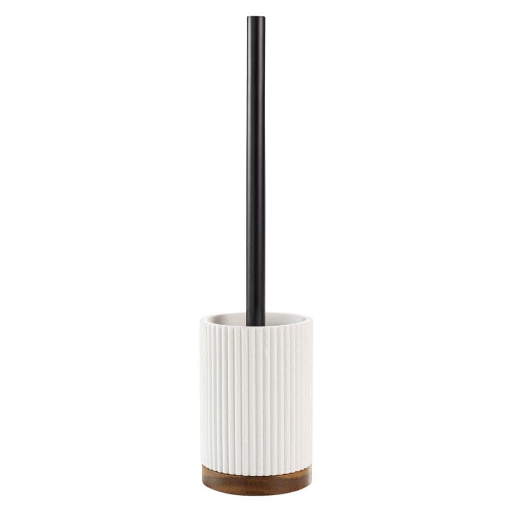 Mbajtëse furçe tualeti, Niagara White, polirezinë, e bardhë, 9xH38.5 cm