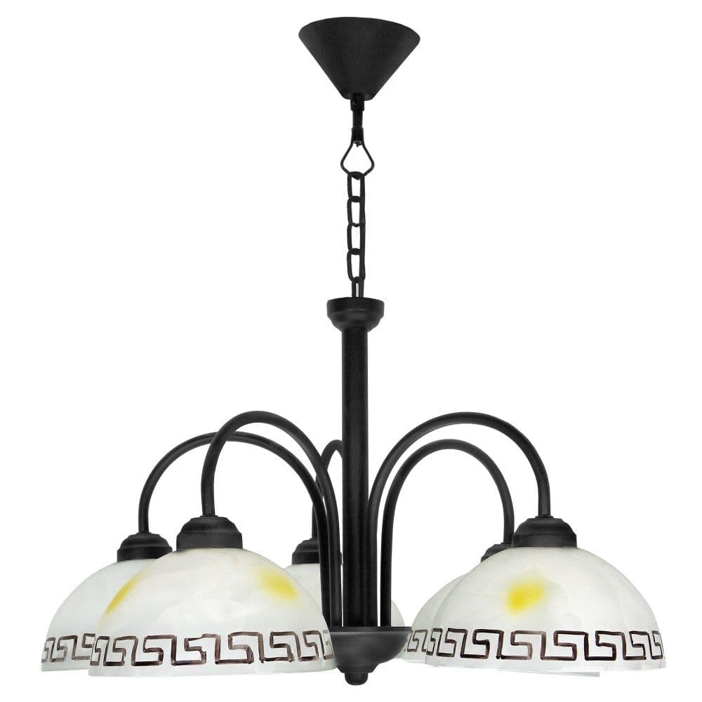 Ndricues i varur i zi +xham E14 5x40W klasik
