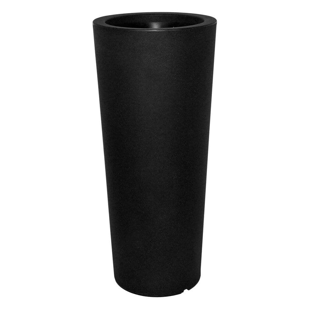 Vazo lulesh konike, CONO ESSENTIAL, plastike, gri, Ø45 xH110 cm
