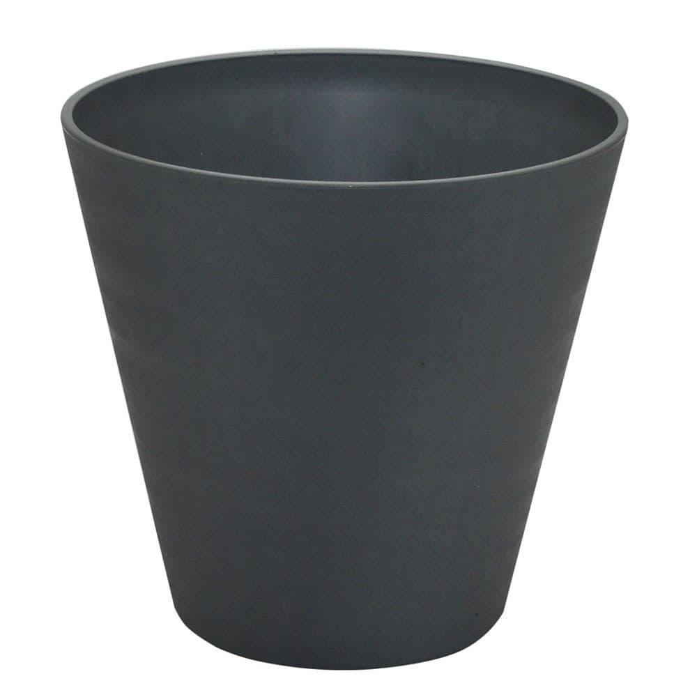 Vazo lulesh rrethore, RE-POT HOOP, plastike, gri, Ø20 cm, 3.2 lt
