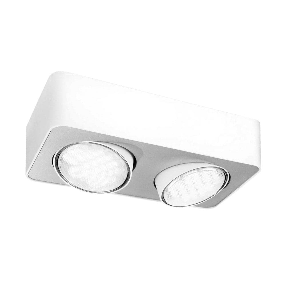Spot pllake 'Confident' i bardhe.G-2x9W-230V