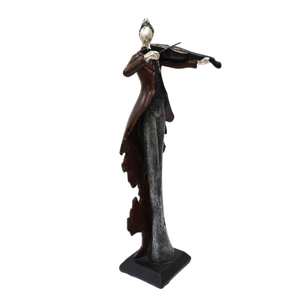 Statujë dekorative, Violin Performance, porcelan, shumëngjyrësh, 7x7xH30 cm