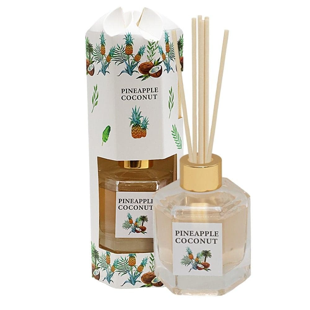 Aromatik ambienti, Ocean, me shkopinj, vaj aromatik,120 ml, kuti gjashtëkëndore, xham, transparent