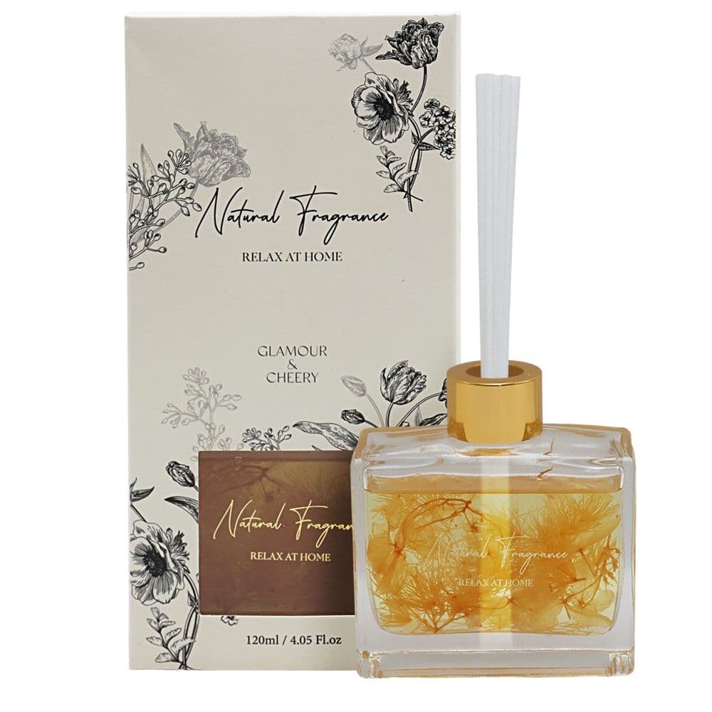 Aromatik ambienti, lule të thara , vaj aromatik, 120 ml, xham , transparent