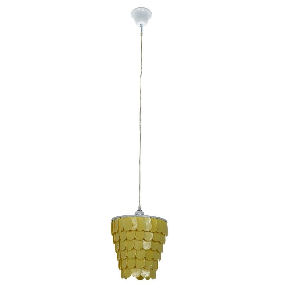 Ndricues i varur me petale ngjyre te verdhe E27 1x40W