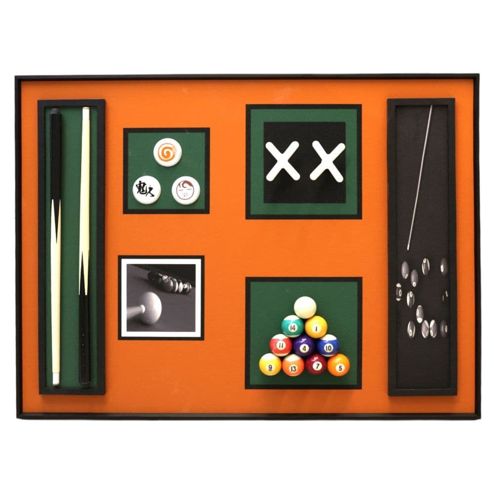Pikturë e printuar ''Billiard'', kornizë MDF, shumëngjyrëshe, 60 x 80 cm