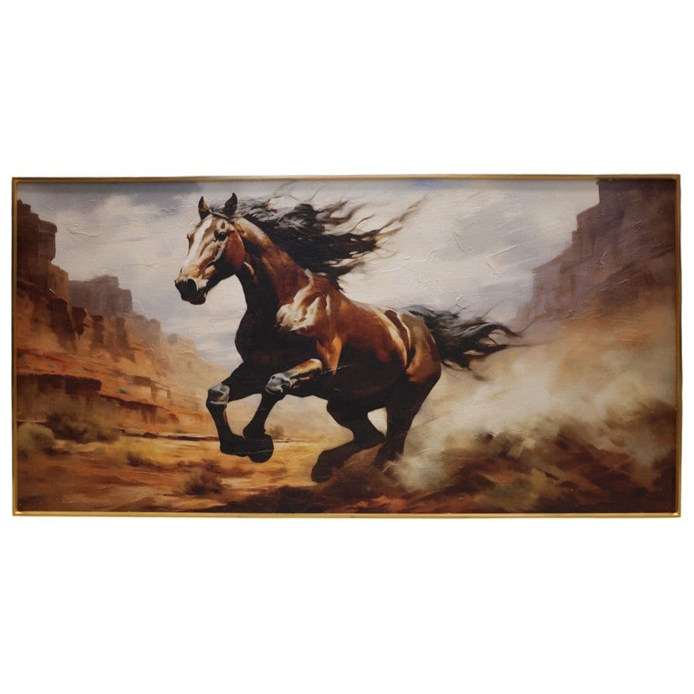 Pikturë, "Horse", shumëngjyrëshe, 60x120 cm