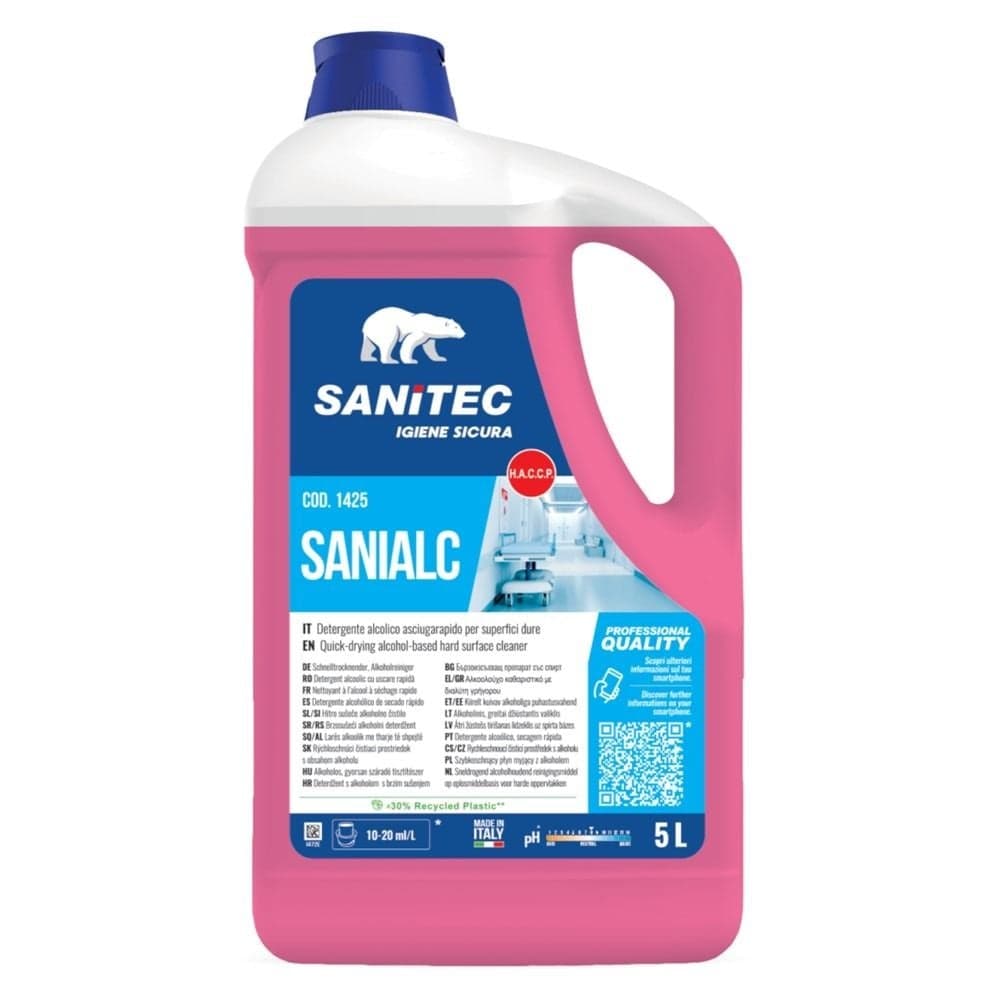 Detergjent pastrimi per dysheme, "Sanitec", universal, 5 kg, trëndafil, 1 copë