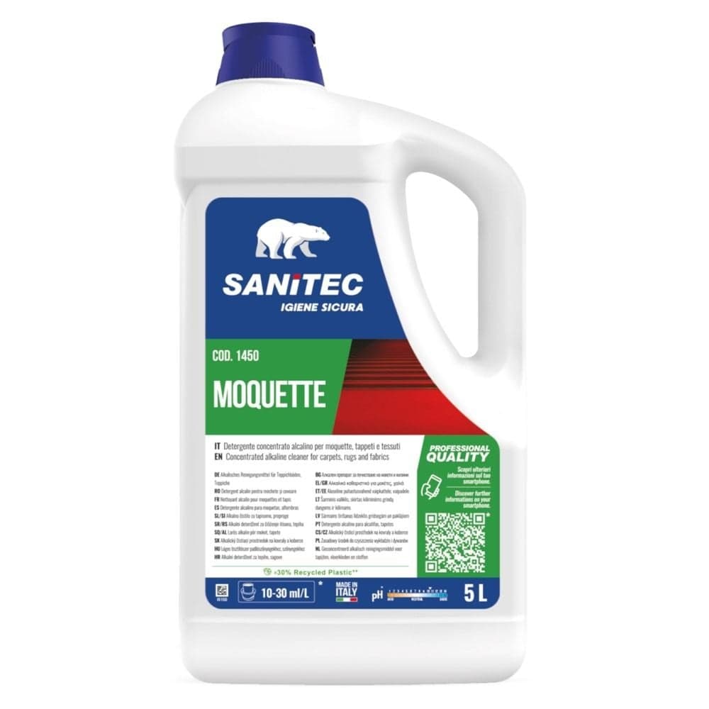 Detergjent pastrimi për moket dhe textil, "Sanitec", 5 kg, aromatik , bezhe, 1 copë