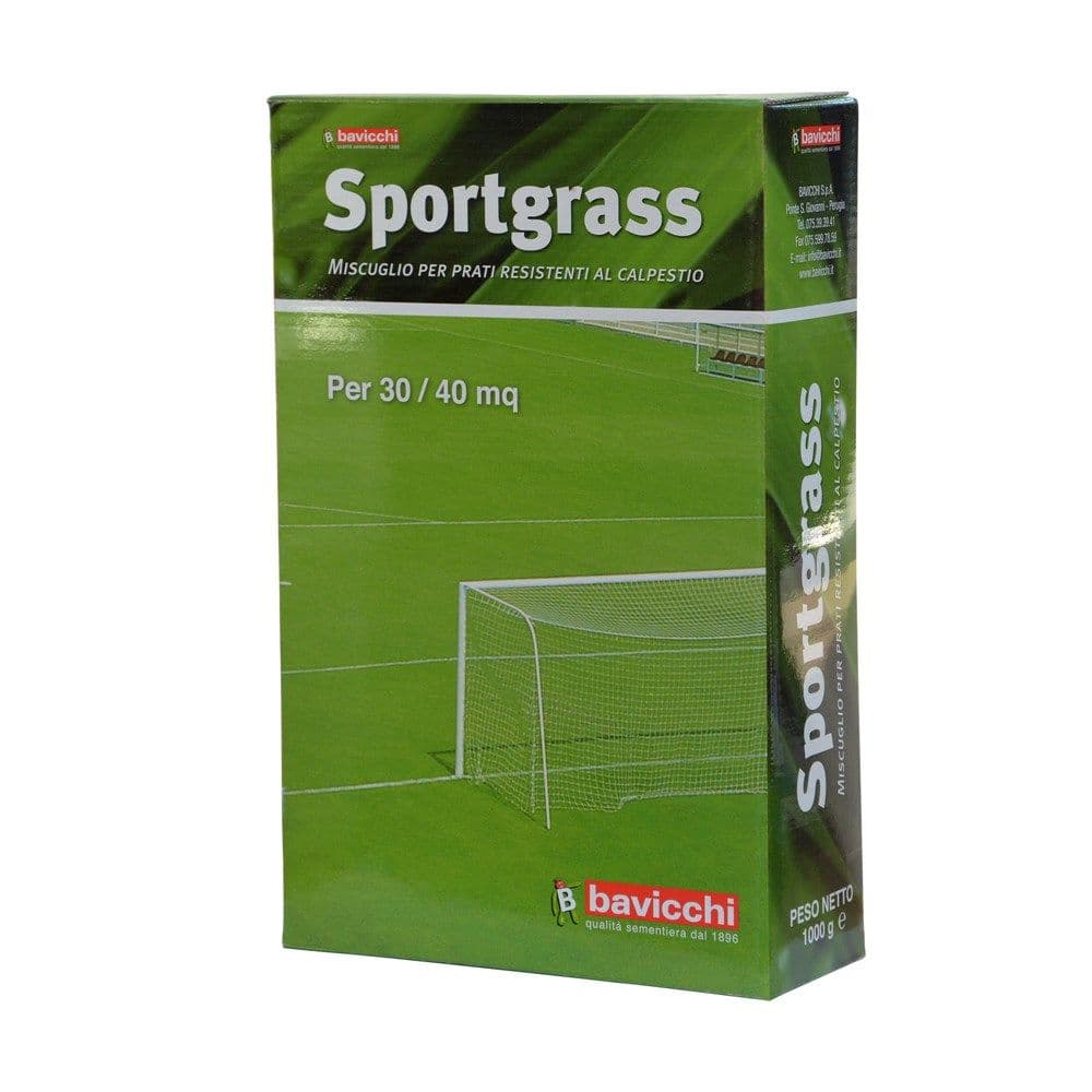 Farë bari, Bavicchi, kuti/1 kg 30-40 m2, per sport, rezistencë shumë e lartë ndaj shkeljes dhe rritje te shpejte