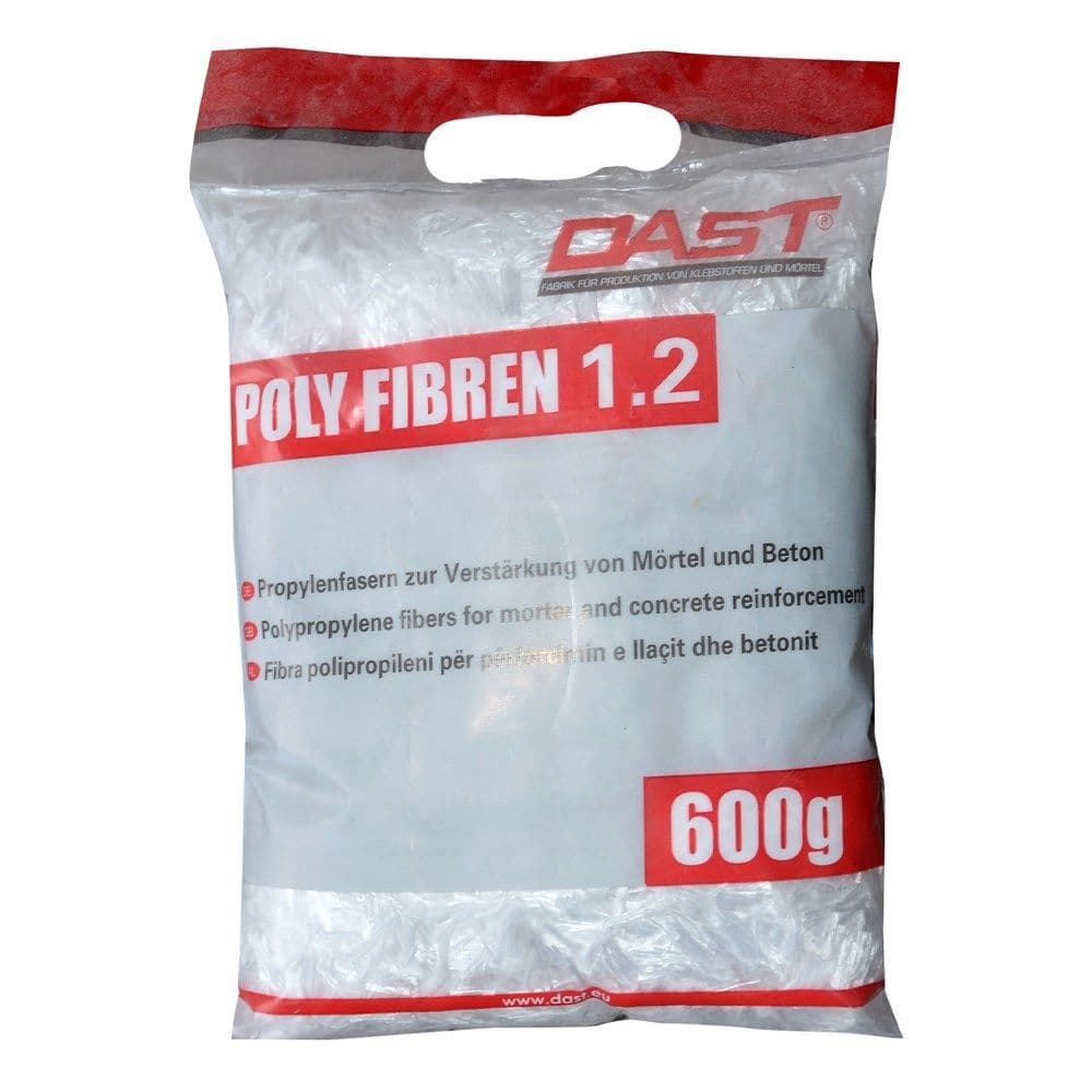 Polyfiber 0.6, 1.2, 1.8, fibra mono-filament polipropileni per perforcimin e betonit