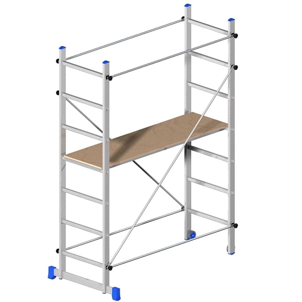 Skelë, Marchetti SUPERMINIO, alumini, lartësia 218 cm, bazament pune 55x155 cm, pesha max 120 kg