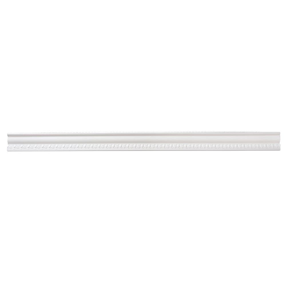 Kornizë tavani dekorative, Bovelacci, polistiren klasi 1, 70x80 mm,gjatësia 2 ml, e bardhë