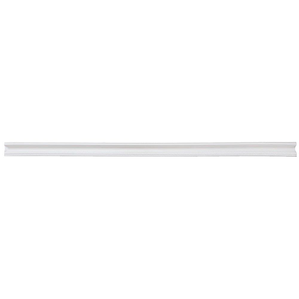 Kornizë tavani dekorative, Bovelacci, polistiren klasi 1, 65x55 mm,gjatësia 2 ml, e bardhë