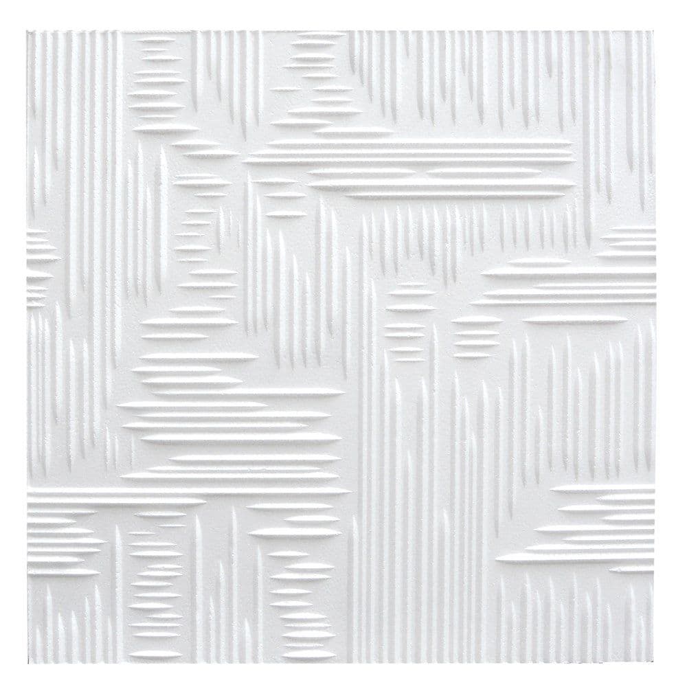 Pllakë dekorative për tavane të varura, Bovelacci Parigi, polisterin, 50x50x1 cm