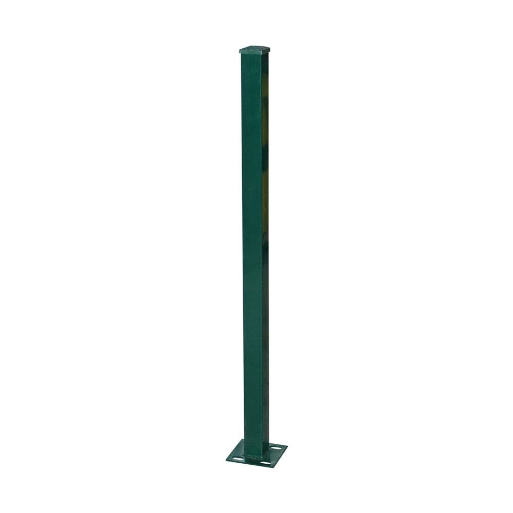 Kollone, celik i zinkuar+PVC, 100 cm, 1 tap, 2 kapese me vida, 4 upa, per panel rrethimi