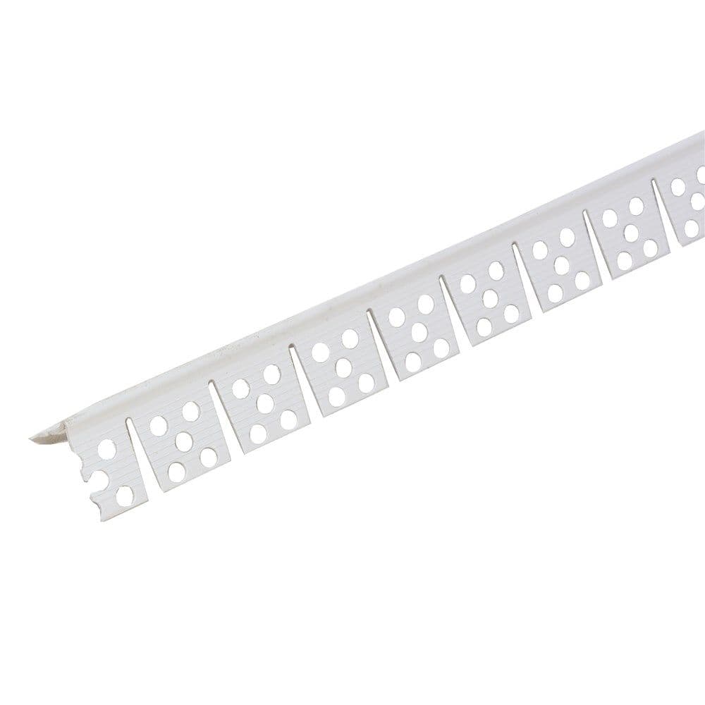 Profil KNAUF, për cepat e brinjëve të pllakave, 12.5x3000 mm, plastik