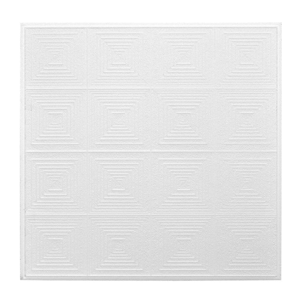 Pllakë dekorative për tavane të varura, Bovelacci SORRENTO, polisterin, 60x60x2 cm