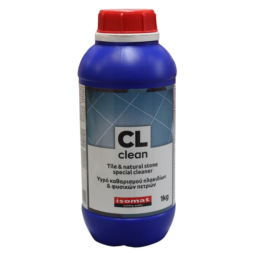 CL clean 1 KG, pastrues me baze acidi organik per pastrimin e mbetjeve te kolles, suvase, betonit, cimentos & kriperave.