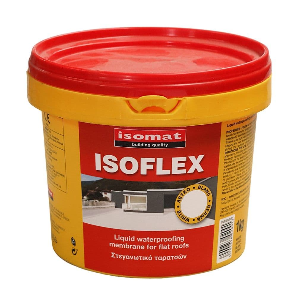 Material hidroizolues per tarraca- Vernik bituminoz hidroizolues me tretes 1kg I bardhe