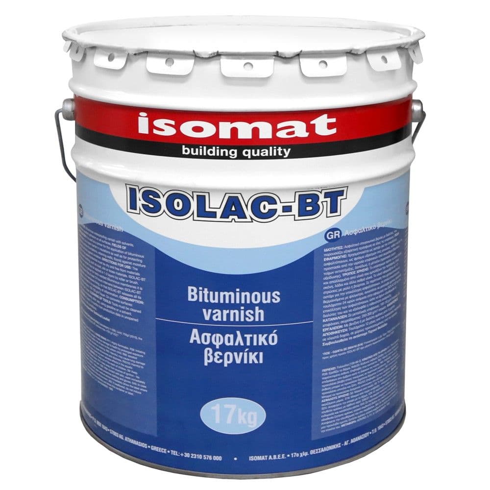 Material hidroizolues per tarraca- Vernik bituminoz hidroizolues me tretes 17 kg