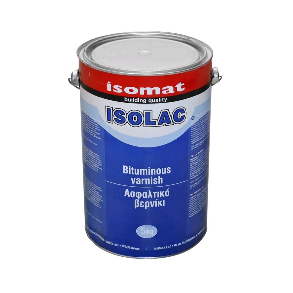 Material hidroizolues per tarraca- Vernik bituminoz hidroizolues me tretes5kg