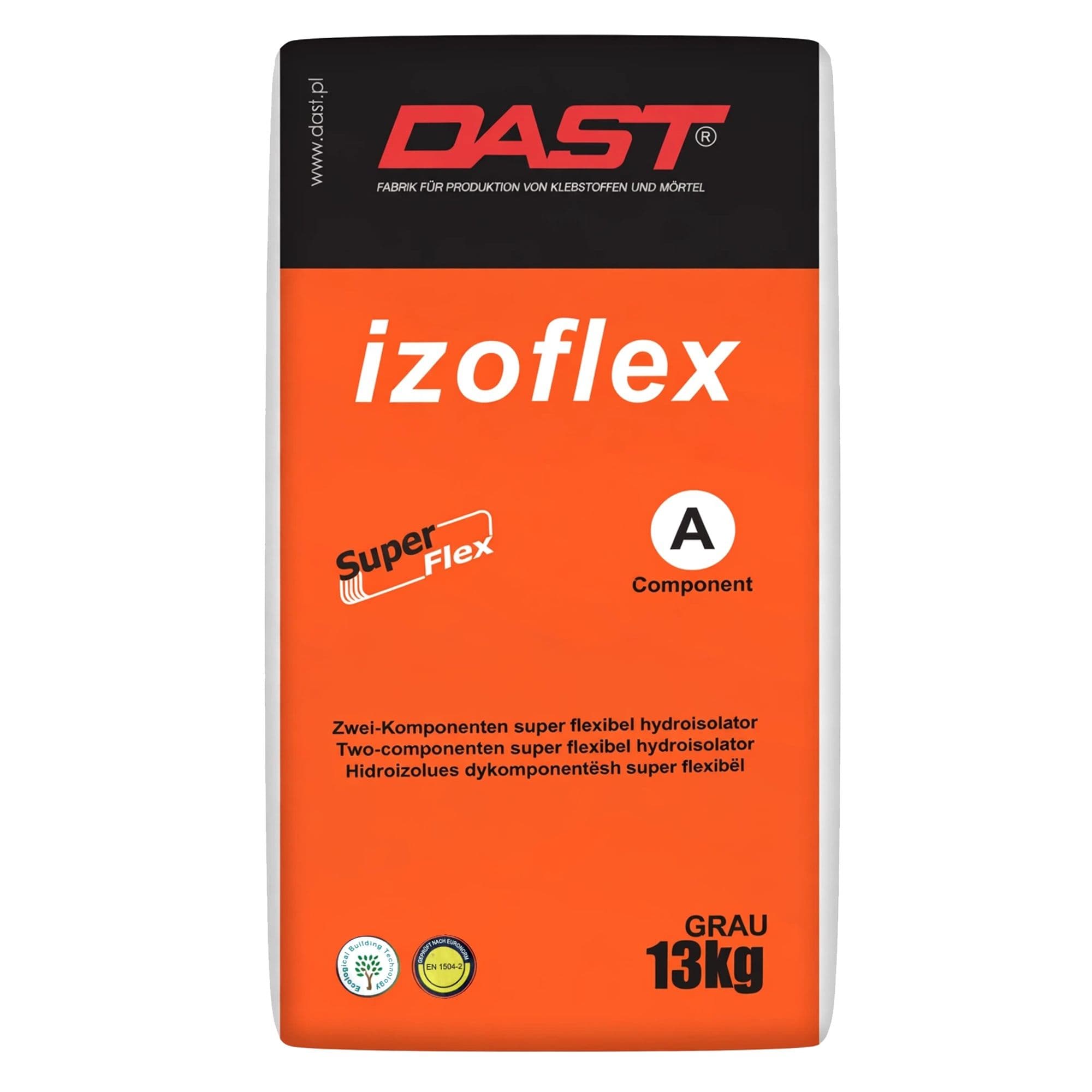 Isoflex A - Hidroizolues bikomponent per ambiente te brendshme, thes 13 kg