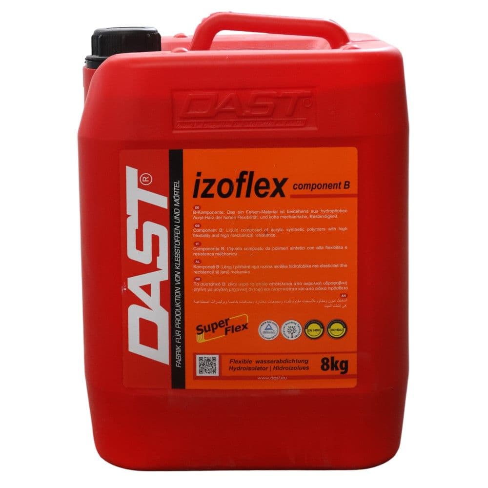 Isoflex B - Hidroizolues bikomponent për ambiente të brendshme, bidon 8 kg