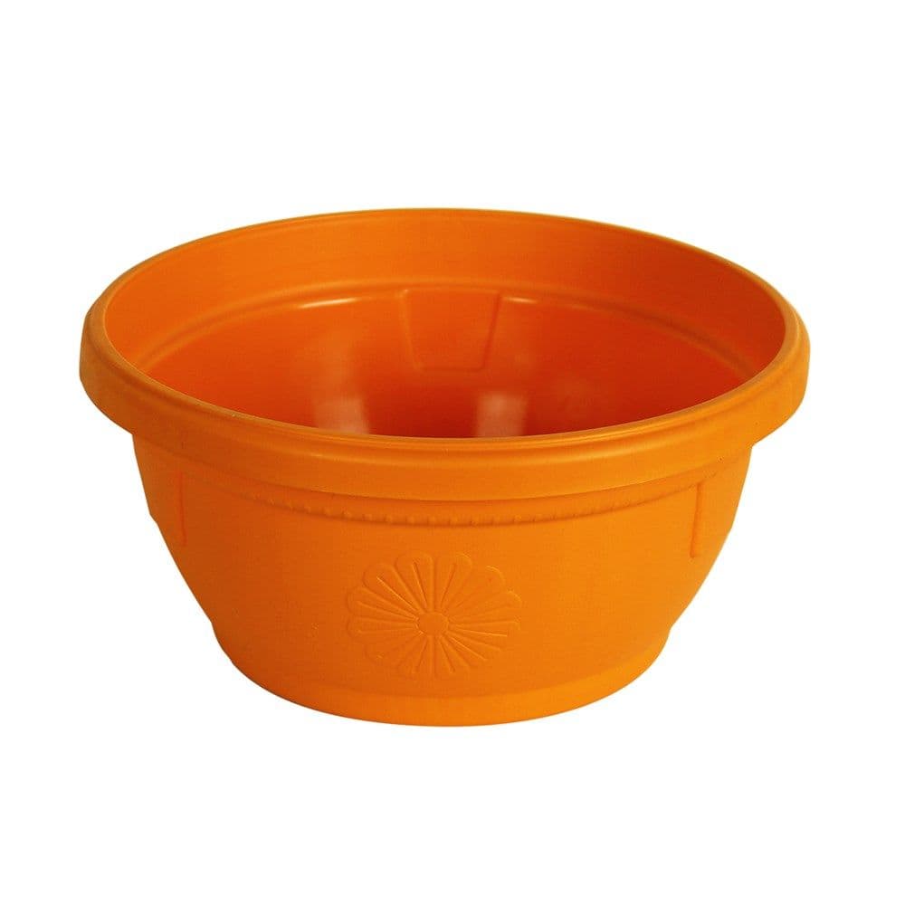 Gerber, vazo plastike lulesh, e ulët, Ø30, portokalli