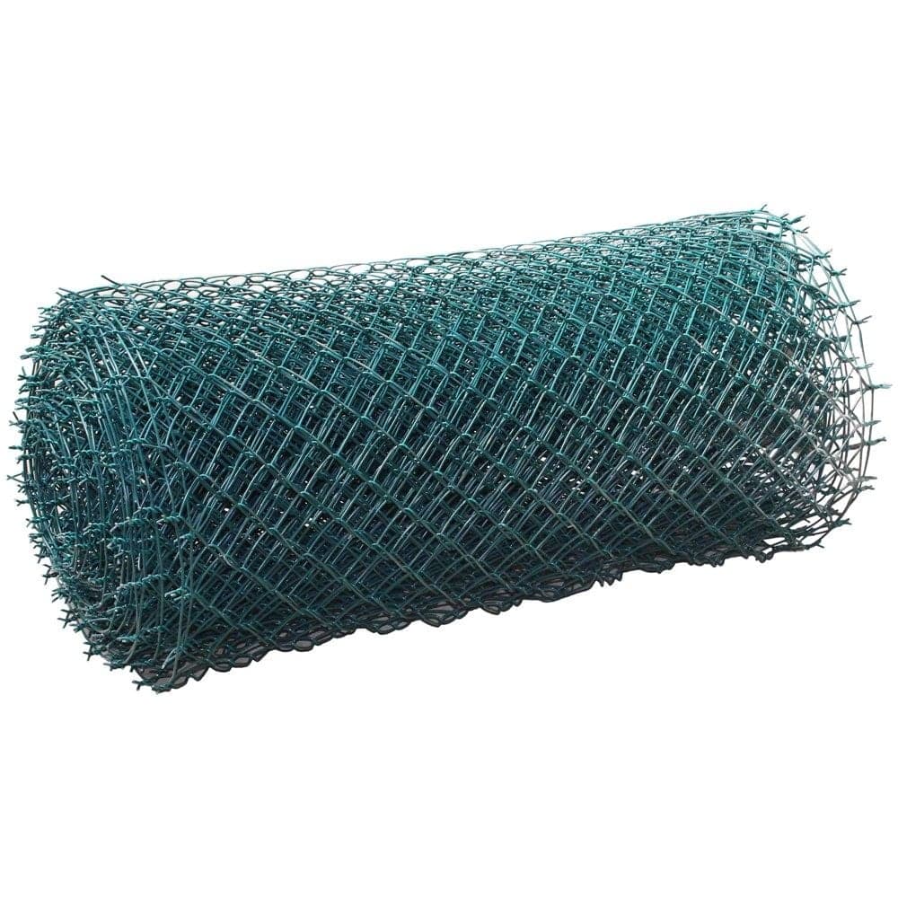 Rrjete teli e thurur, celik i zinkuar dhe PVC, 50x50 mm, Ø2.8 mm, 1x20m